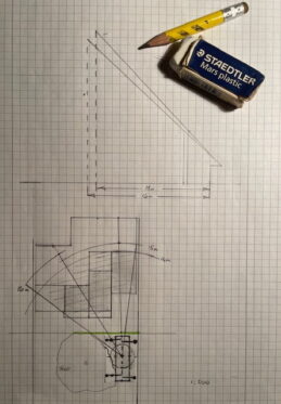Lifting plan on graph paper